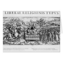 Librae Religionis Typus', allegory Greeting Cards