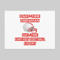 Librarian .. Fantasy Football Expert Post Cards