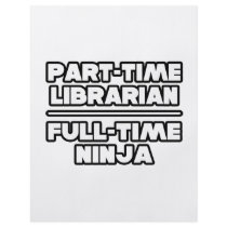 Librarian...Ninja flyers