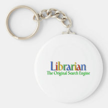 Librarian Original Search Engine Keychain