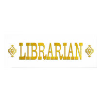 LIBRARIAN POSTER posters by SchoolAids LIBRARIAN POSTER posters