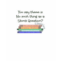 LIBRARIAN Questions T-Shirt by gailg1957 LIBRARIAN Questions T-Shirt