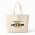 Librarian Rock Star by Night bags