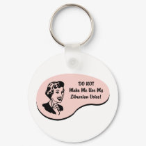 Librarian Voice keychains