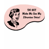 Librarian Voice t-shirts
