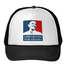 librarians for obama hat