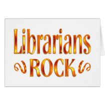 Librarians Rock Greeting Card