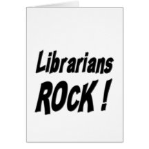 Librarians Rock! Greeting Card