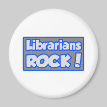 Librarians Rock! Fridge Magnet