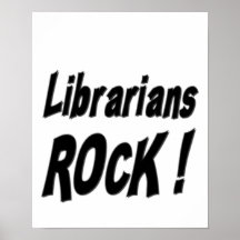 Librarians Rock! Poster Print