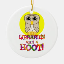 Libraries are a Hoot Ornaments