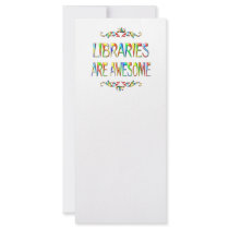 Libraries are Awesome Rack Cards