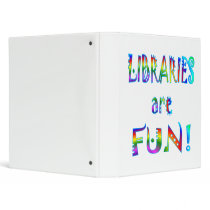 Libraries are Fun binders
