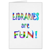 Libraries are Fun cards by SchoolAids Libraries are Fun cards