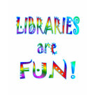ladies_casual_tshirt - Librarians will enjoy this colorful design with the words Libraries are Fun! ladies_casual_tshirt - Librarians will enjoy this colorful design with the words Libraries are Fun!