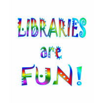 Libraries are Fun t-shirts by SchoolAids Libraries are Fun t-shirts