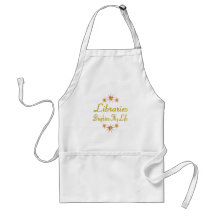 Libraries Brighten My Life Apron
