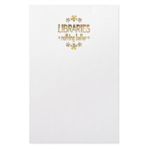 LIBRARIES Nothing Better Customized Stationery