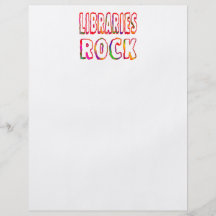 Libraries Rock Custom Flyer