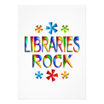 LIBRARIES ROCK PERSONALIZED INVITATION
