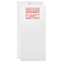 Libraries Rock rack cards