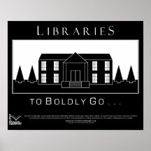 Libraries, to boldly go print