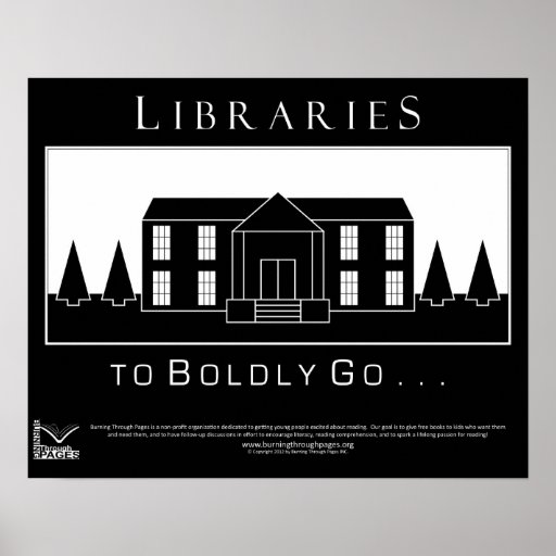 Libraries, to boldly go print