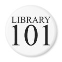 LIBRARY 101 magnets