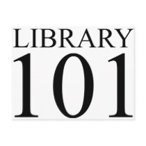 LIBRARY 101 postcards