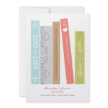 Library Book Save the Date Personalized Announcement