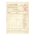 Library Card RSVP Postcard Personalized Invitation