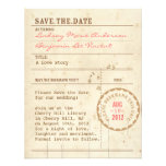 Library Card Save the Date Custom Invitations