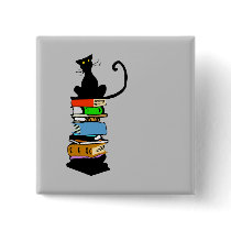 Library Cat buttons