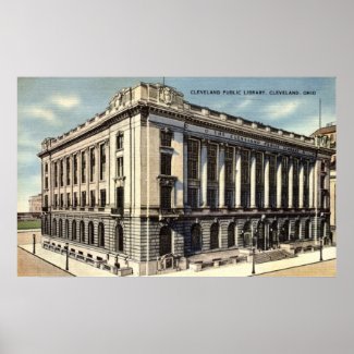 Library, Cleveland, Ohio. c1934 print