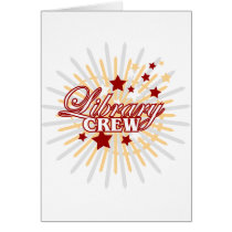 Library Crew cards by ObsessionDesign Library Crew cards