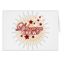 Library Crew cards by ObsessionDesign Library Crew cards