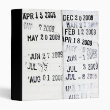 Library Date Stamp Binder
