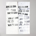 Library Date Stamp Poster