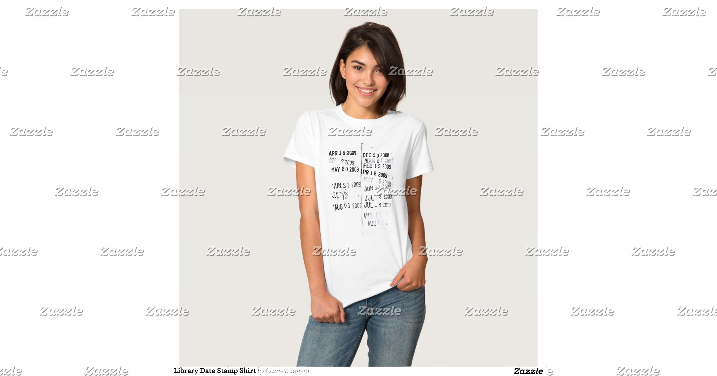 library stamp shirt