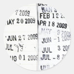 Library Date Stamp Stickers