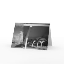 Library Entrance Arches, Bell Tower in Background cards