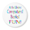 Library Fun magnets