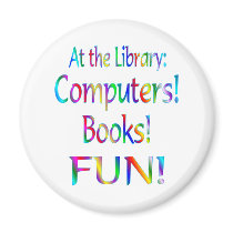 Library Fun magnets