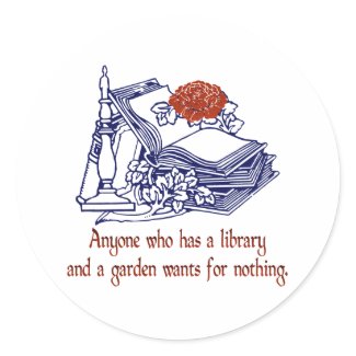 Library & Garden sticker