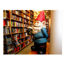 Library Gnome II Postcard