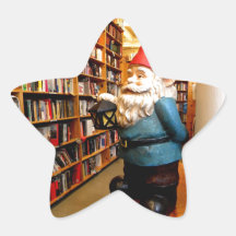 Library Gnome II Star Sticker
