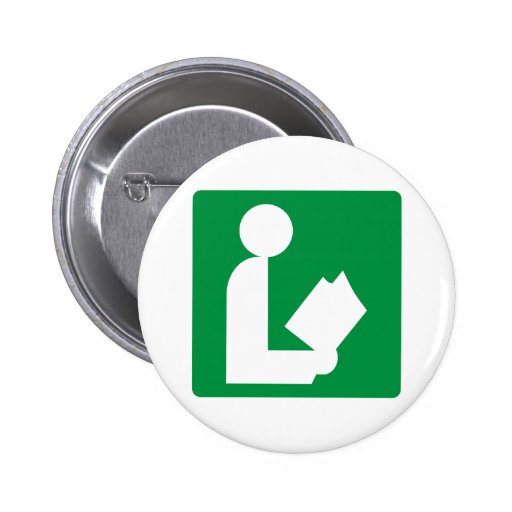 Library Highway Sign Pins