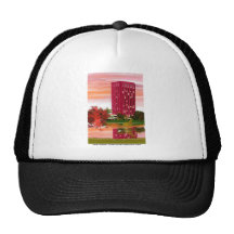 Library in Fall by Tam Nguyen Mesh Hat