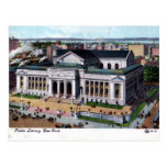 Library, New York City 1908 Vintage Postcards