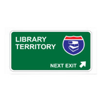 Library Next Exit posters by whatitis Library Next Exit posters